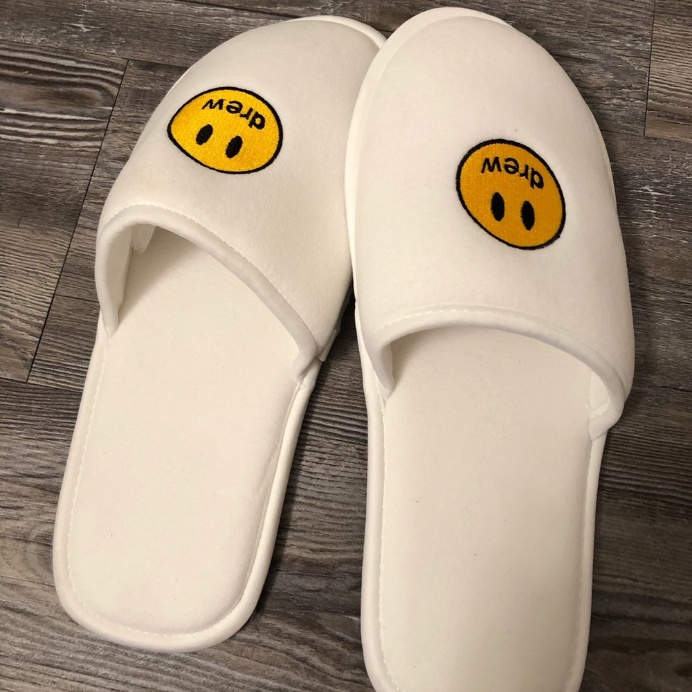 White Drew House slippers